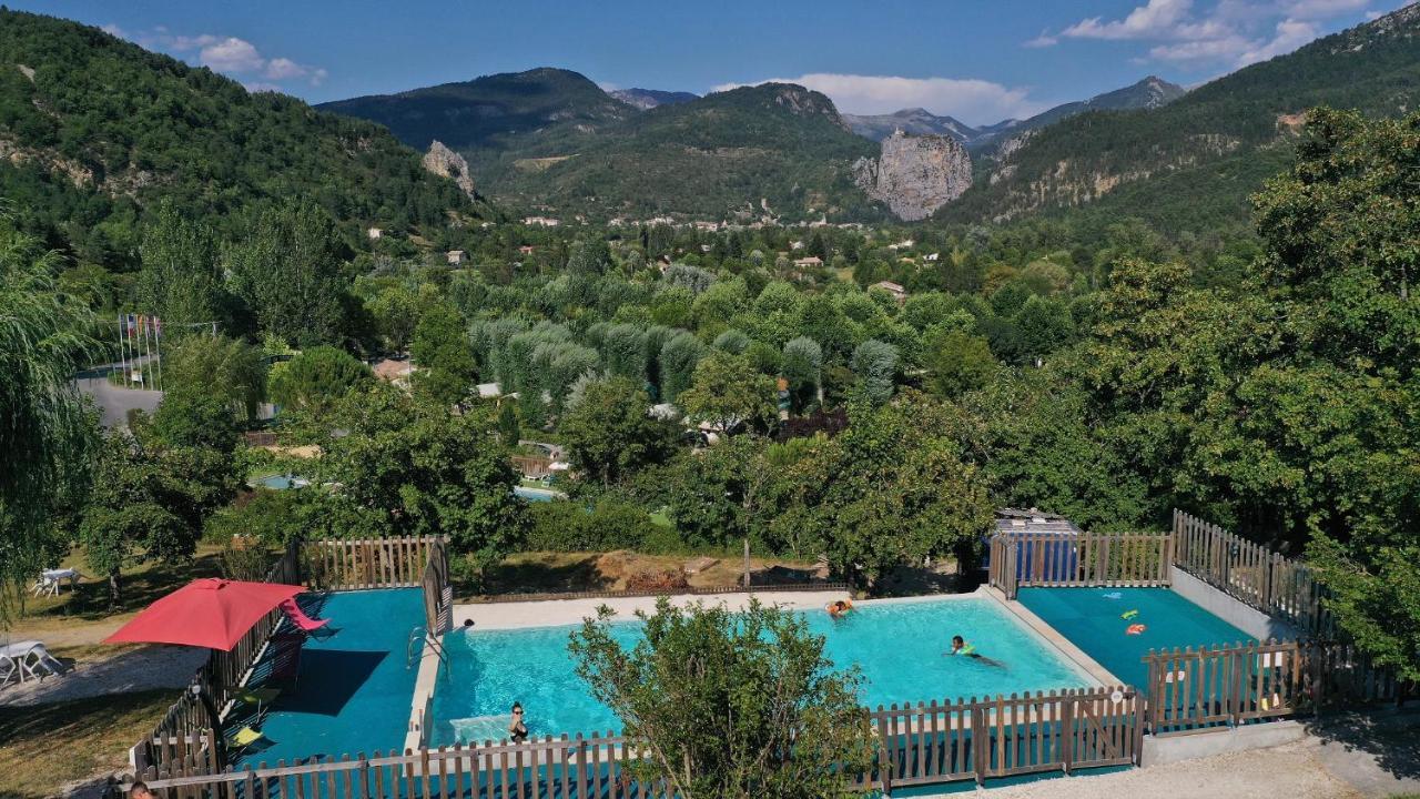 Camping Panoramique Du Verdon Castellane Eksteriør bilde