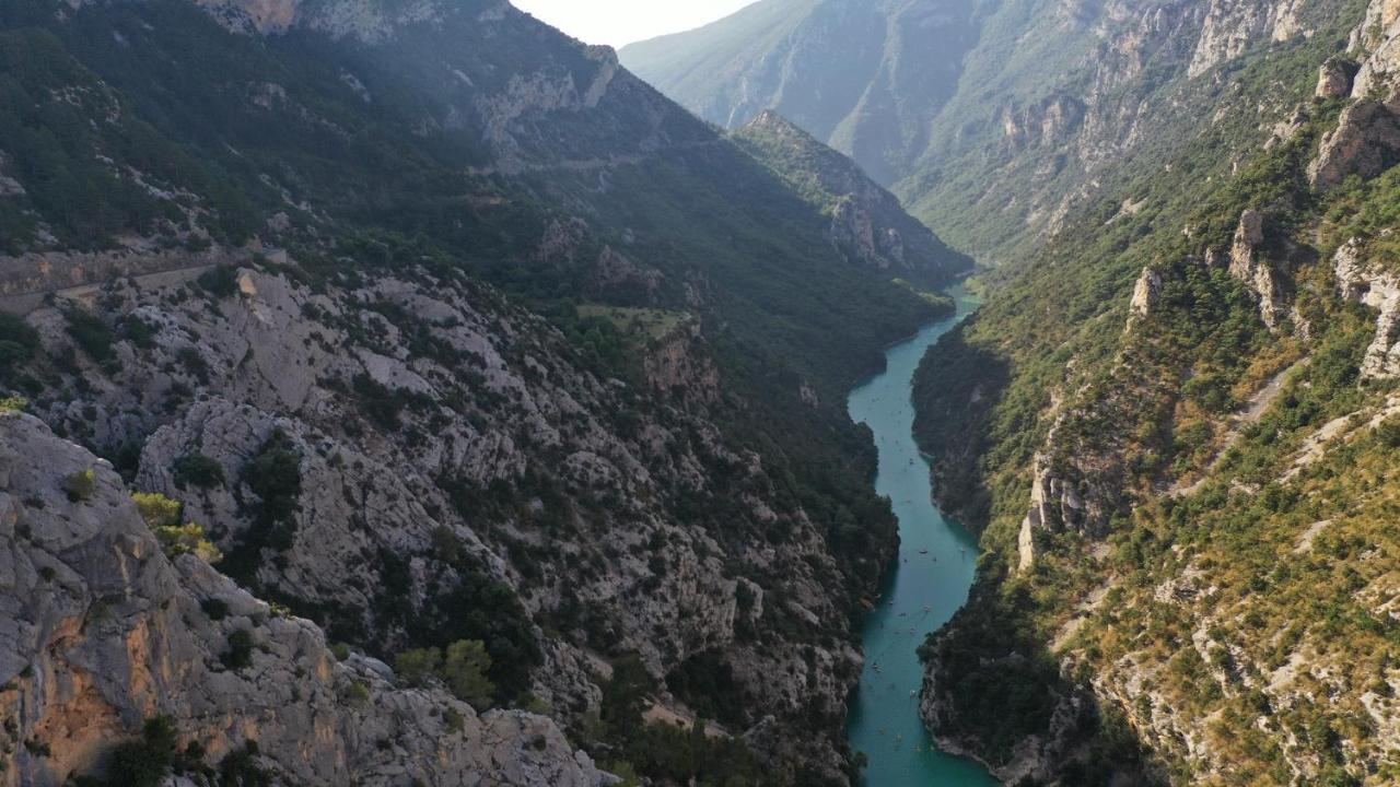 Camping Panoramique Du Verdon Castellane Eksteriør bilde