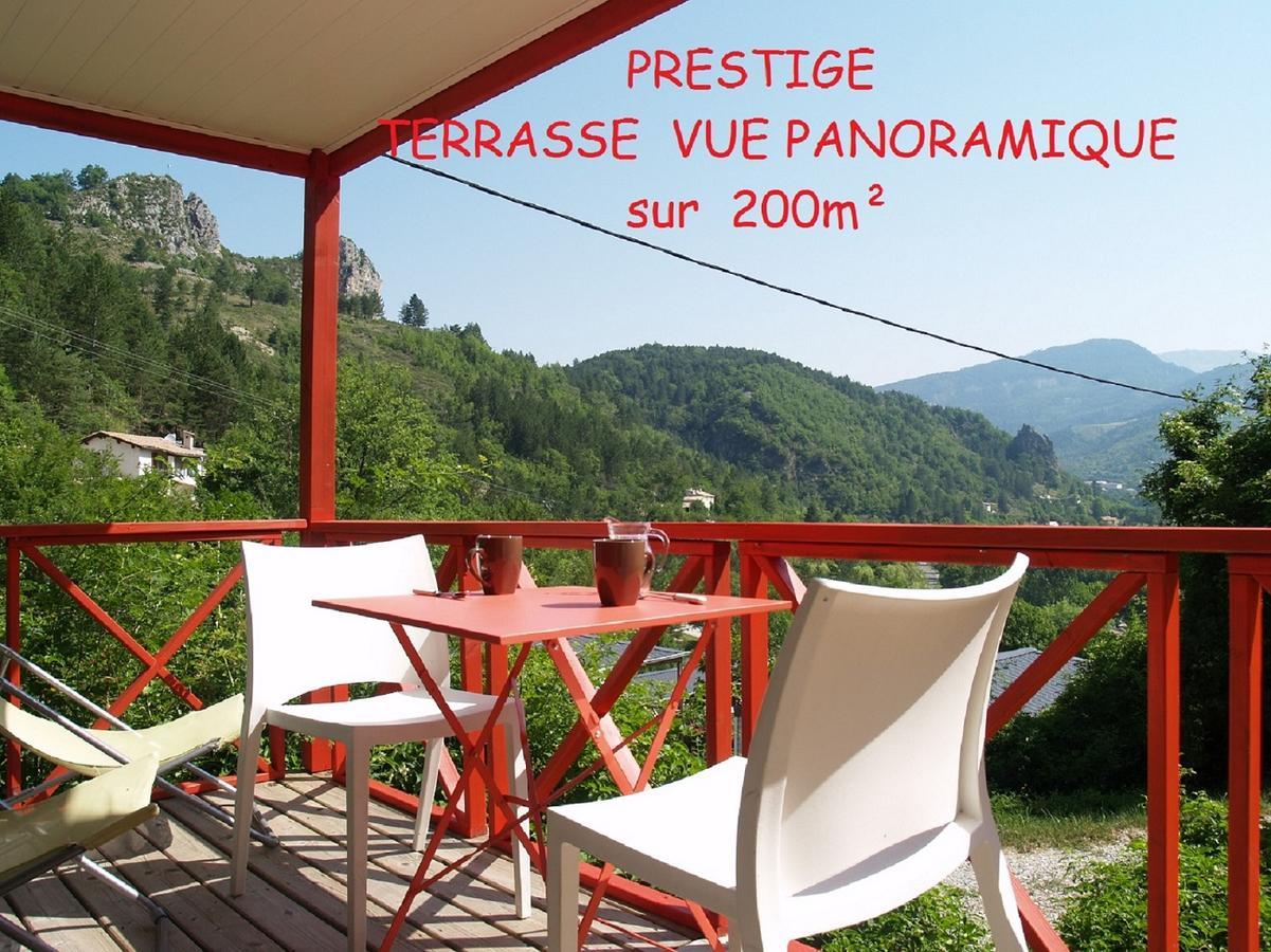 Camping Panoramique Du Verdon Castellane Eksteriør bilde