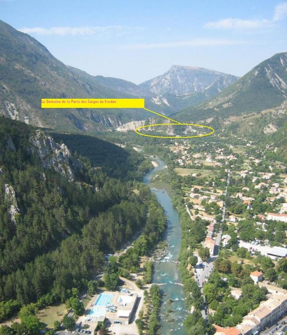 Camping Panoramique Du Verdon Castellane Eksteriør bilde